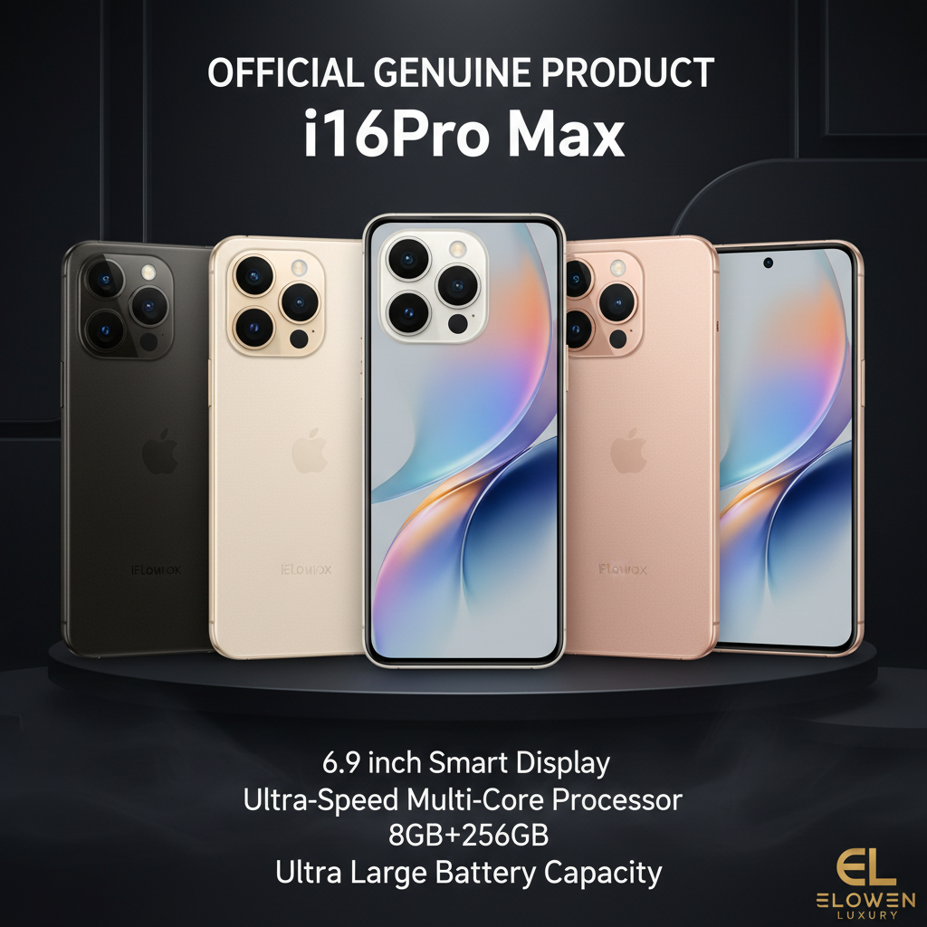 ELOWEN i16 Pro Max Zenith | 512GB Storage | 5G Netcom | Optimized Android | Premium Luxury Wireless Charging Edition