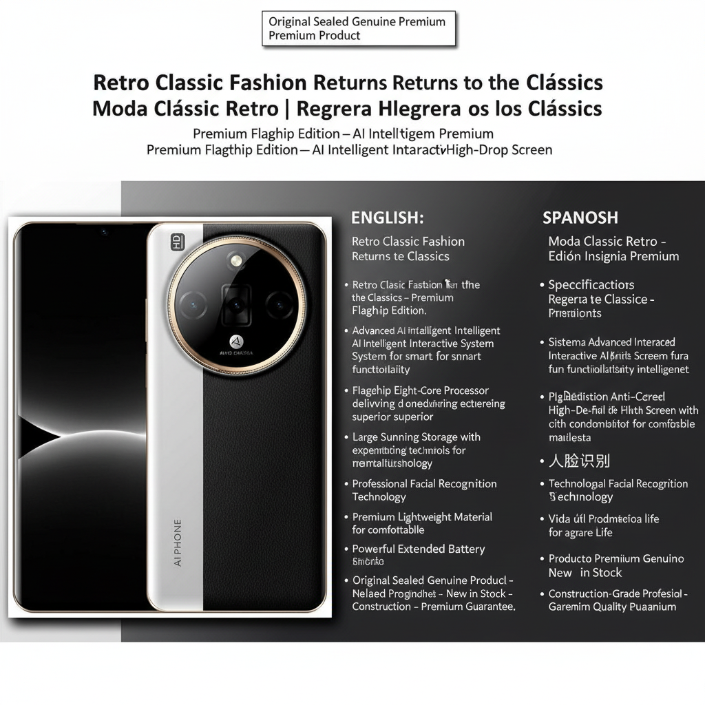 ELOWEN Guardian 6.8 | Simplified Premium Interface | Extra Loud Speaker | Weekly Battery Life | Premium Luxury 512GB Senior Friendly Edition