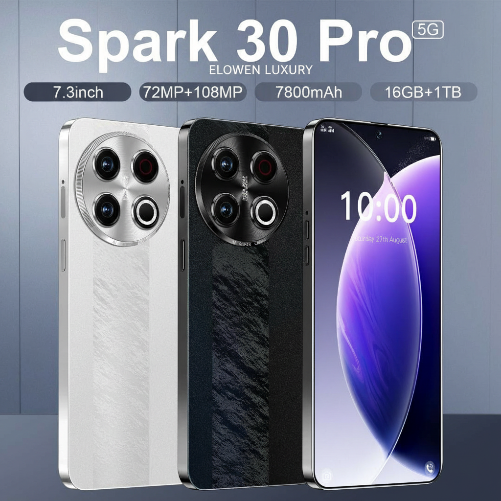 ELOWEN Spark 30 Pro Luminous | Incell Camera Technology | Aurora Design | Pure Android | Premium Luxury Artistic Edition