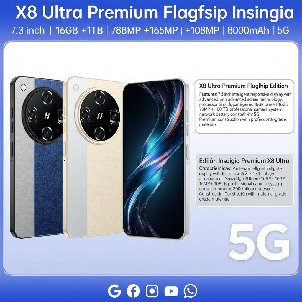 ELOWEN X8 Ultra Exclusive | 6.6" Crystal Clear Display | 16GB+1TB Ultimate Config | VIP Delivery Service | Premium Luxury Limited Edition