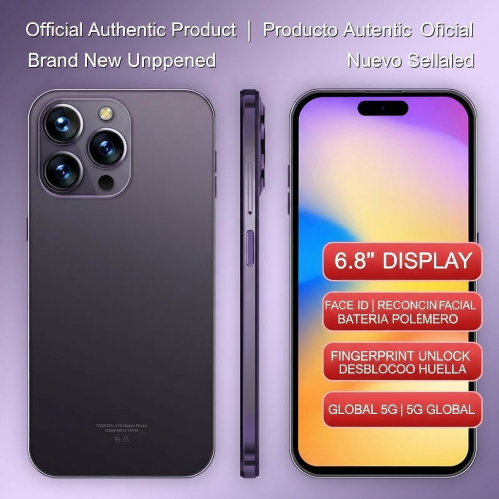 ELOWEN i15 Pro Max Dynamic | Smart Island Interface | Streaming Ready Pro | 6.8" True Color Display | Premium Luxury Viral Edition