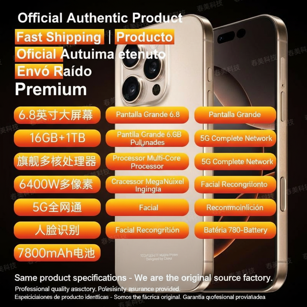 ELOWEN 16 Pro Max Global Traveler | Worldwide Bands Support | Fully Unlocked | 2-Day Battery Life | Premium Luxury International Edition