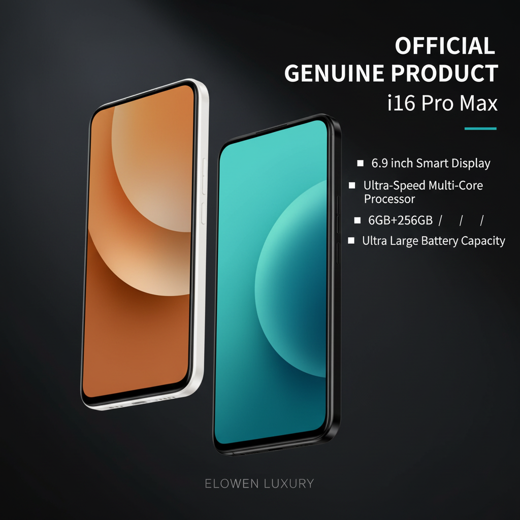 ELOWEN i16 Pro Max Zenith | 512GB Storage | 5G Netcom | Optimized Android | Premium Luxury Wireless Charging Edition