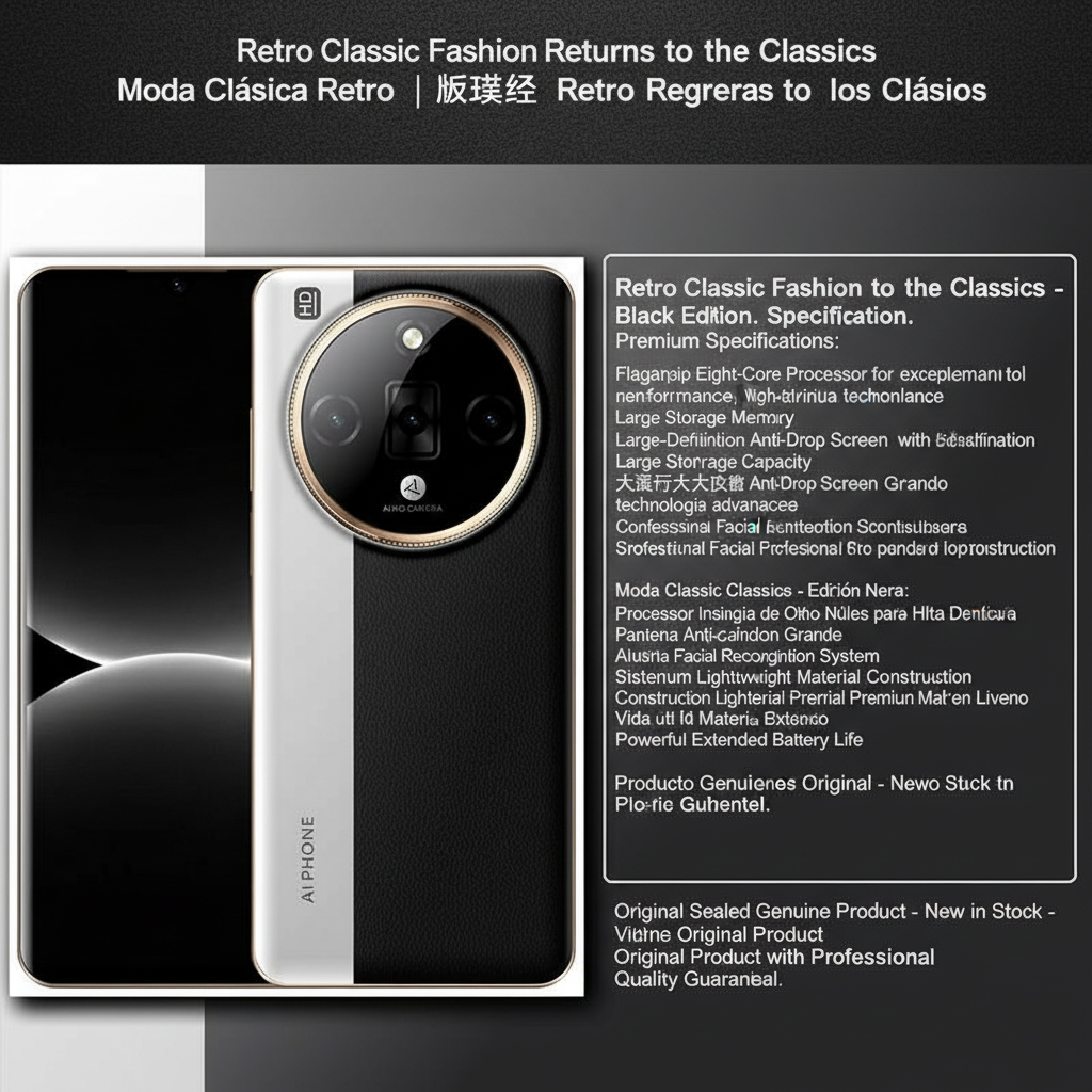 ELOWEN Guardian 6.8 | Simplified Premium Interface | Extra Loud Speaker | Weekly Battery Life | Premium Luxury 512GB Senior Friendly Edition