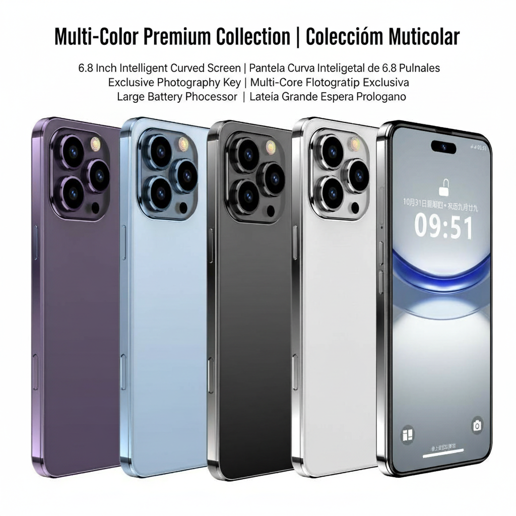 ELOWEN 16 Pro Max Supreme | 6.8" Super Retina XDR | 512GB Titanium | Cinematic Camera System | Premium Luxury Titanium Chassis Edition