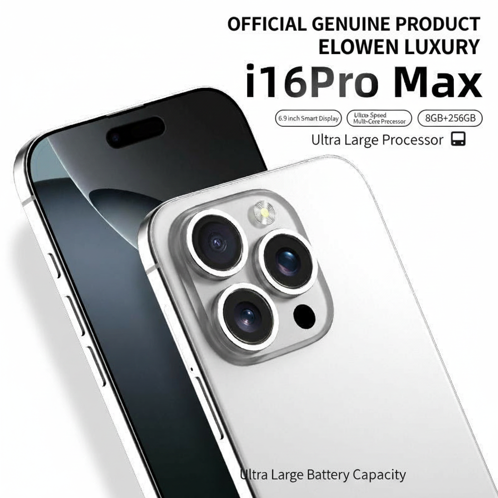 ELOWEN i16 Pro Max Zenith | 512GB Storage | 5G Netcom | Optimized Android | Premium Luxury Wireless Charging Edition