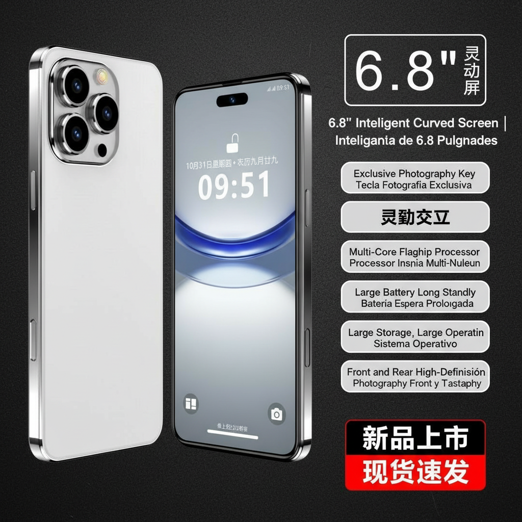 ELOWEN 16 Pro Max Supreme | 6.8" Super Retina XDR | 512GB Titanium | Cinematic Camera System | Premium Luxury Titanium Chassis Edition