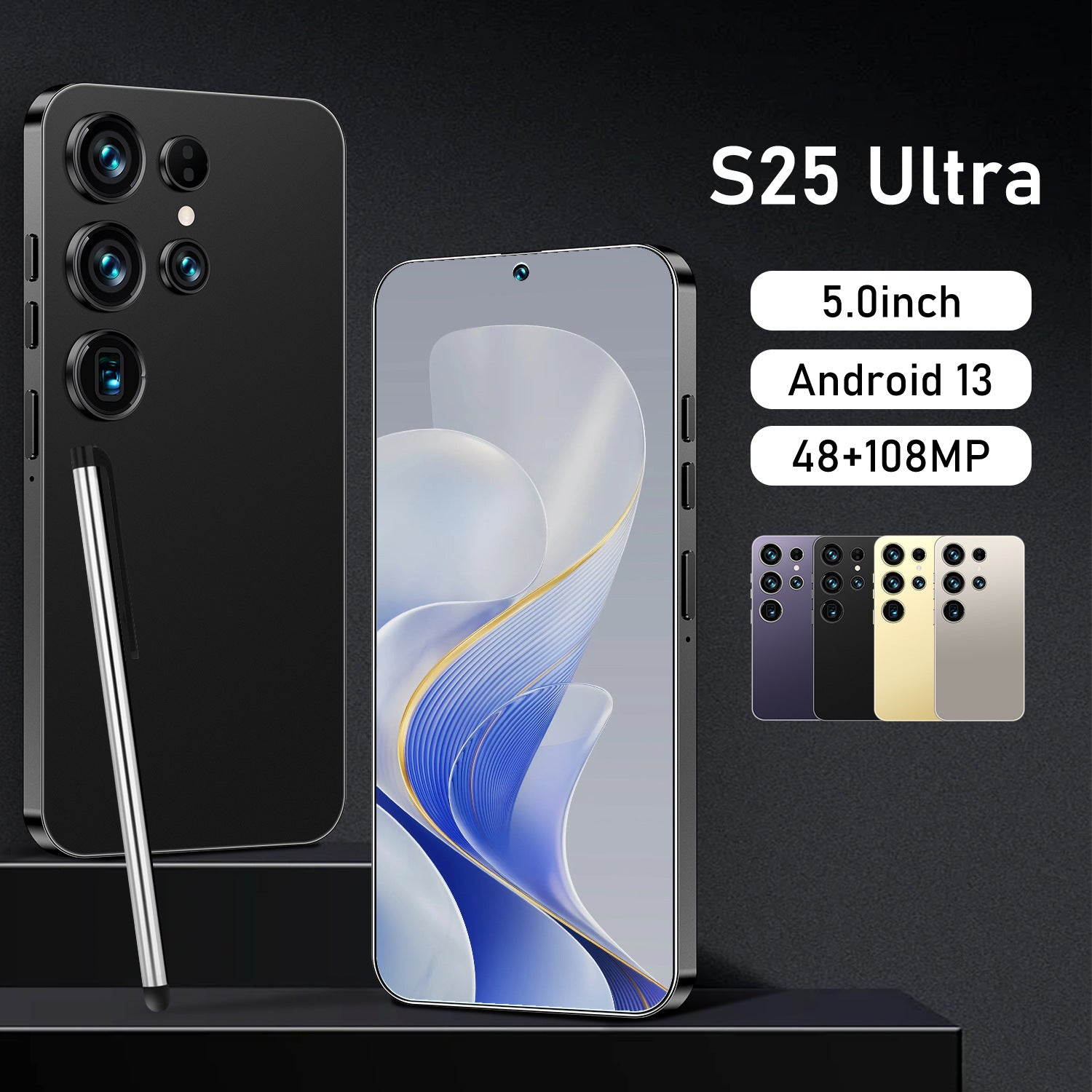 ELOWEN S25 Mini Bijou | Technological Jewel | Android 13 | Credit Card Size | Discreet Luxury