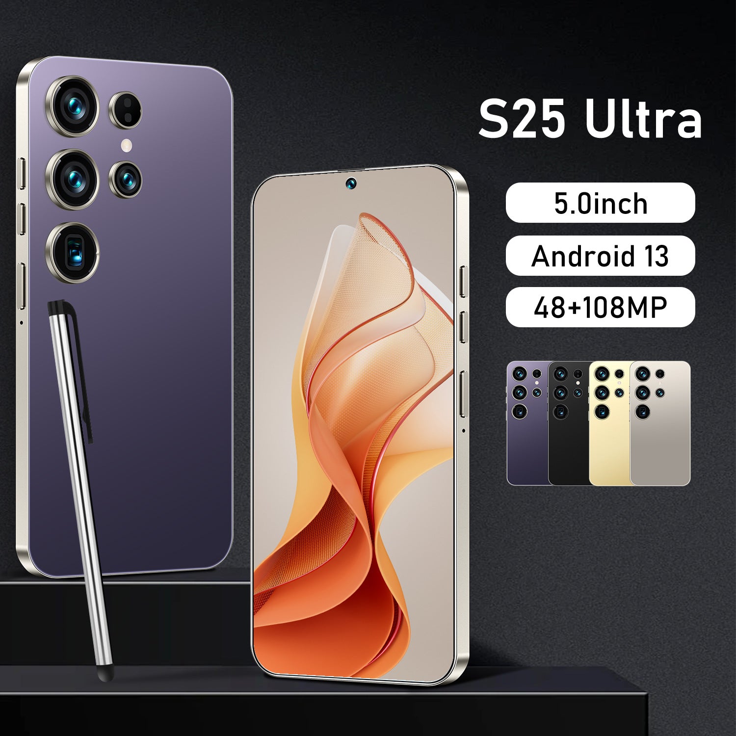 ELOWEN S25 Mini Bijou | Technological Jewel | Android 13 | Credit Card Size | Discreet Luxury