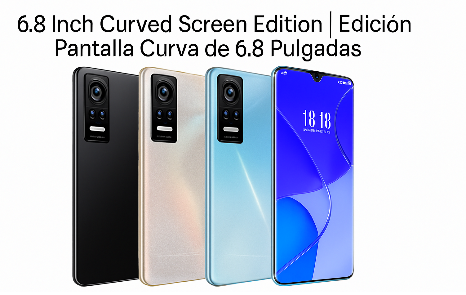 ELOWEN Curve Elite 5G | Pantalla Cascada | Oficial Flagship | Sonido Dolby | Garantía VIP